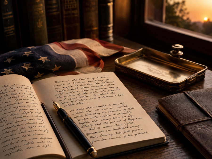 Independence Was Written on a Desk