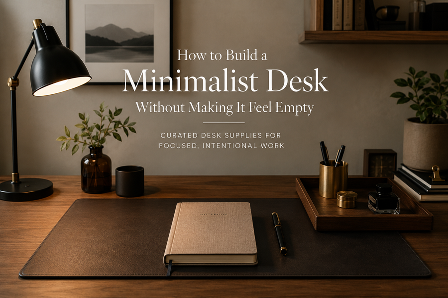 How to Build a Minimalist Desk Without Making It Feel Empty