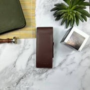 3 Pen Case: Antique Brown