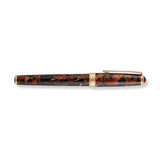 Levenger - True Writer Classic Golden Dark Tortoise Fountain Pen: Medium view 1