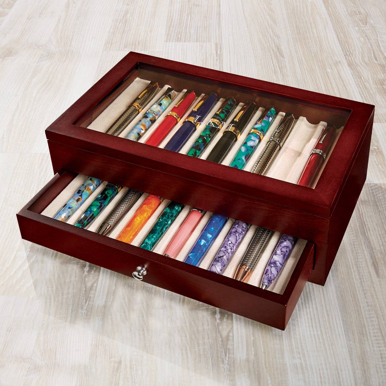 True Writer Pen Box: Dark Cherry