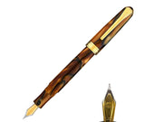 Levenger True Writer Classic Cafe Mocha Fountain Pen — Medium Nib