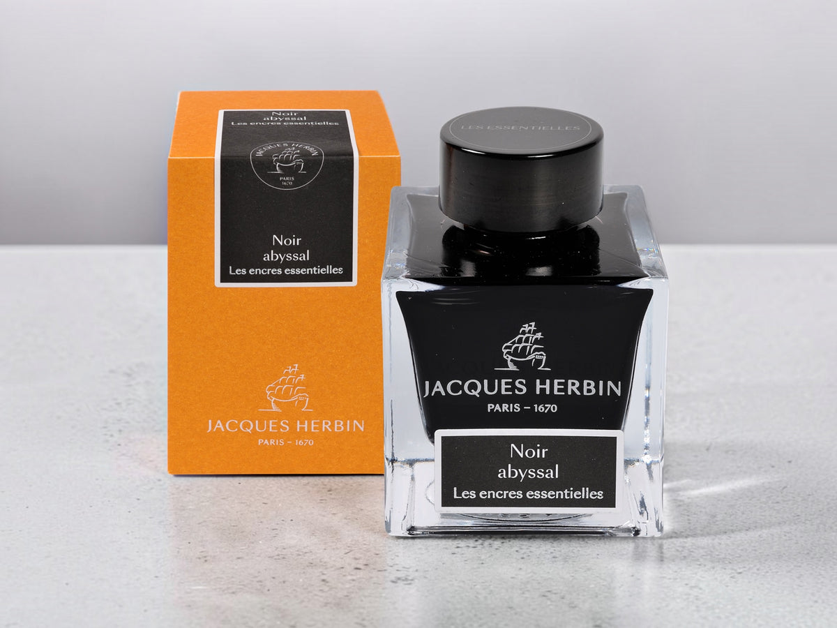 Jacques Herbin Essentials Ink - 50ml: Noir Abyssal