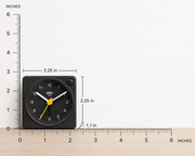 Braun BC02XB Black Travel Alarm Clock
