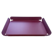 Karst A6 Desk Tray — Recycled Aluminum, Burgundy