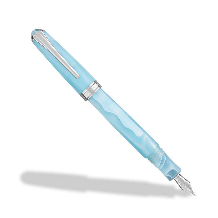 Levenger True Writer Classic Larimar Blue Fountain Pen – Medium Nib
