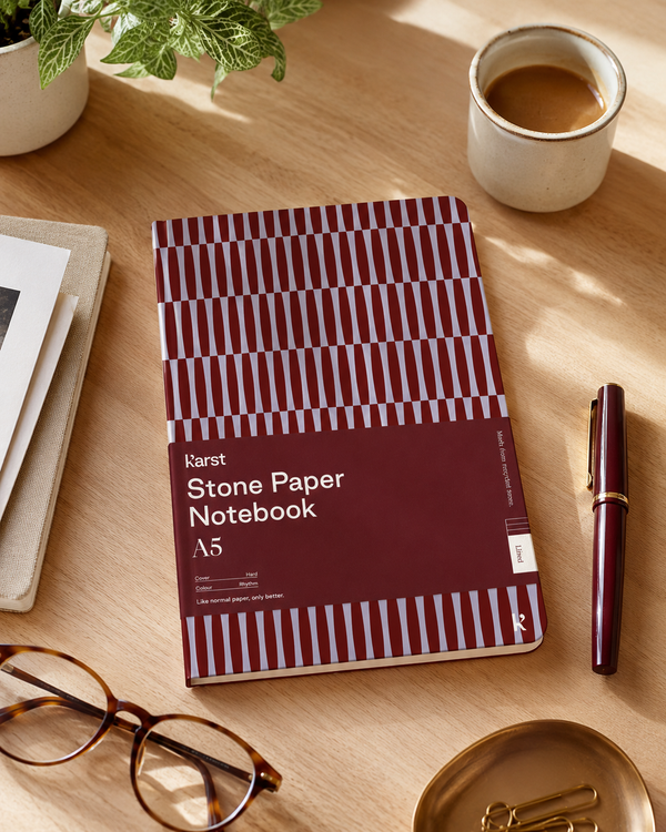 Karst A5 Hardcover Notebook — Muse Collection, Lined: Rhythm