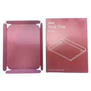 Karst A6 Desk Tray — Recycled Aluminum, Burgundy