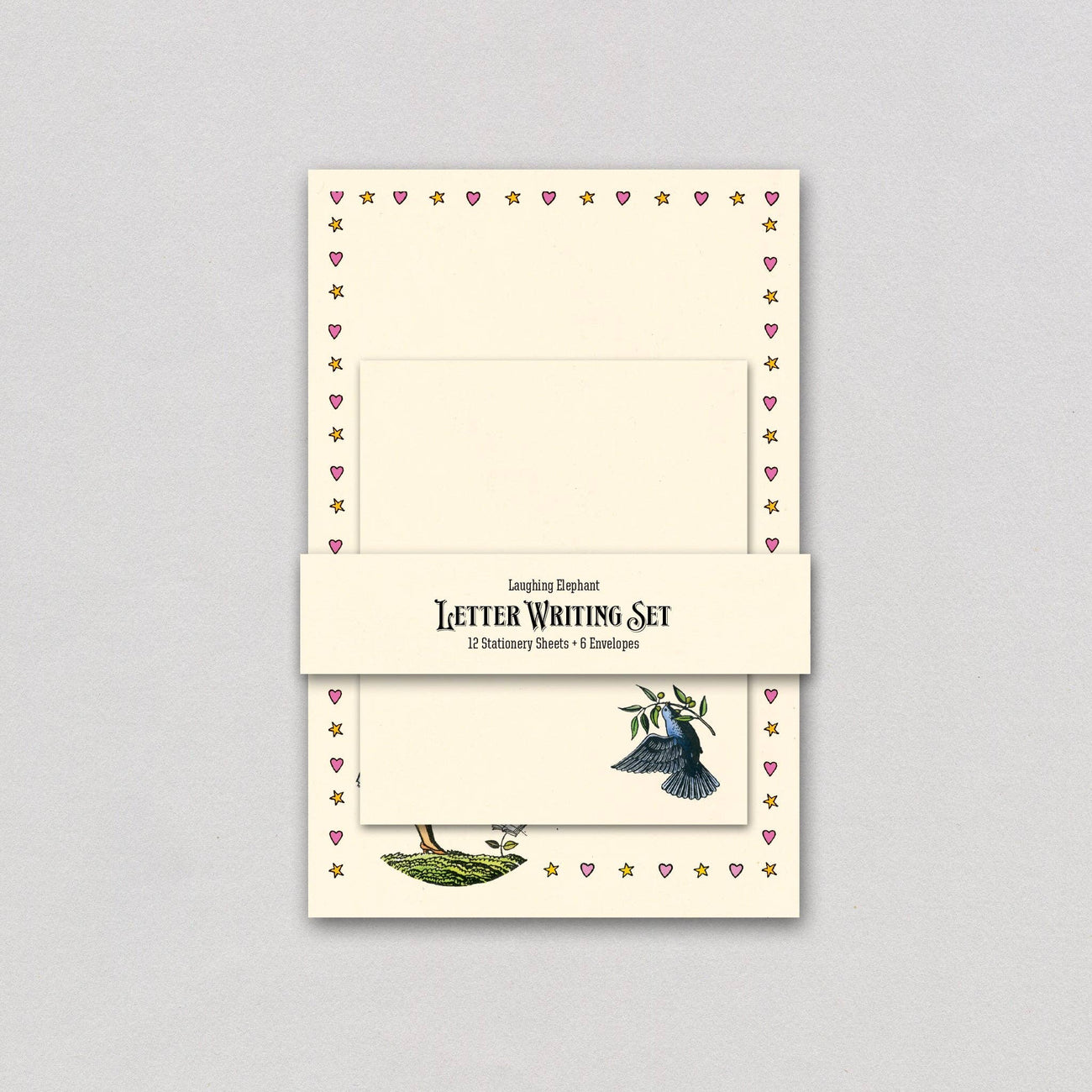 Laughing Elephant Book Lover’s Stationery & Letter Writing Set
