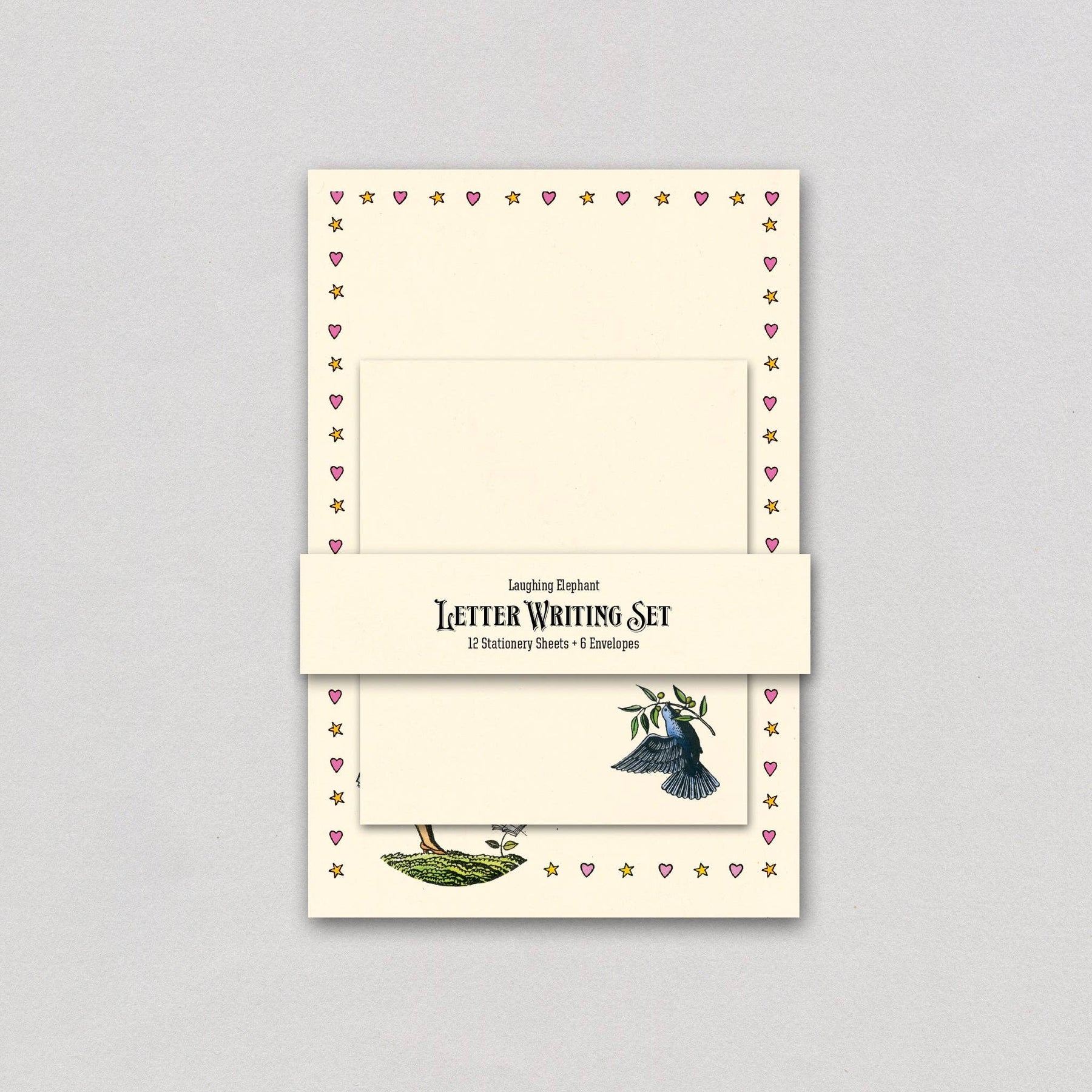Laughing Elephant Book Lover’s Stationery & Letter Writing Set