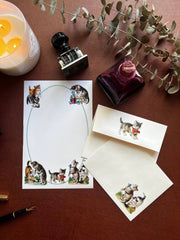 Laughing Elephant Kittens at Play Stationery & Letter Writing Set