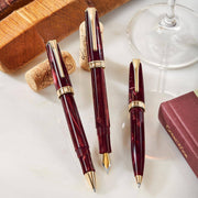Levenger True Writer Classic Bordeaux Fountain Pen — Medium Nib