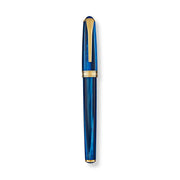 Levenger True Writer Classic Midnight Strata Fountain Pen — Medium Nib