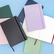 Paperage Casebound Lined Journal Notebook — Black, 160 Pages