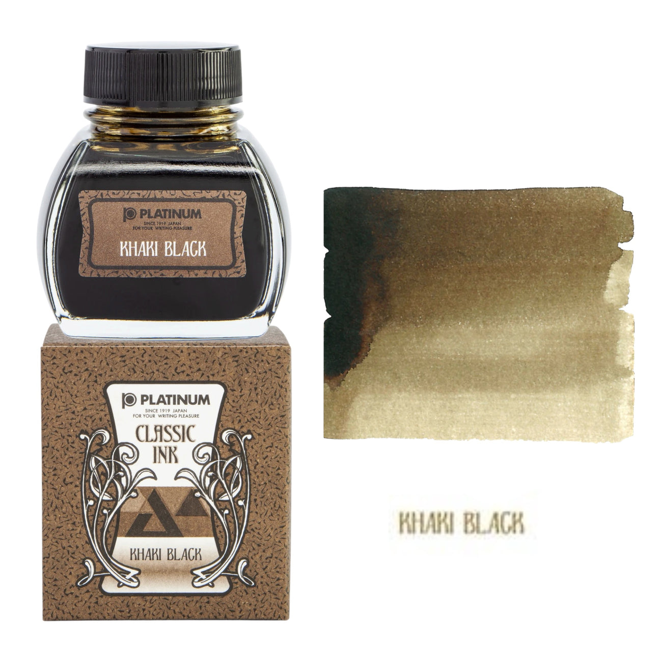 Platinum Classic Khaki Black Fountain Pen Ink
