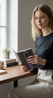 Bookaroo Pen Pouch: Aubergine